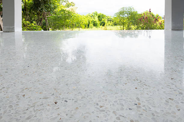 CreteScapes concrete polishing service in Willow Park, TX with smooth residential flooring
